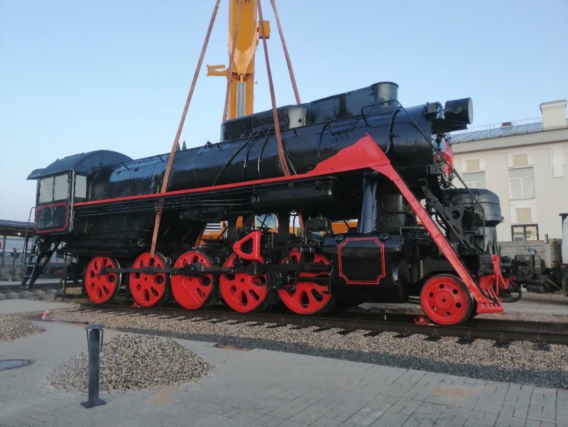 Рыбинск паровоз памятник