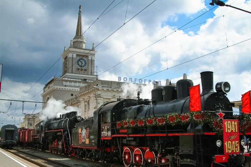 Паровоз Победы Москва