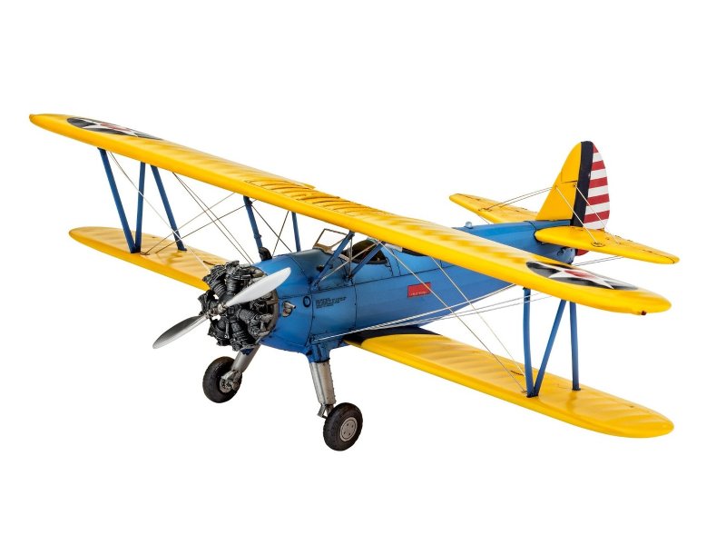 Revell / сборная модель биплан Stearman p-17 Kaydet