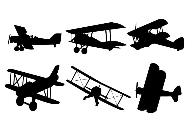 Biplane биплан сбоку