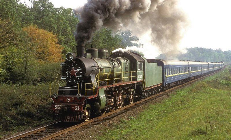 Паровоз Су 210-68