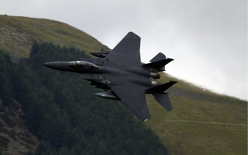 F-15 Eagle черный камуфляж