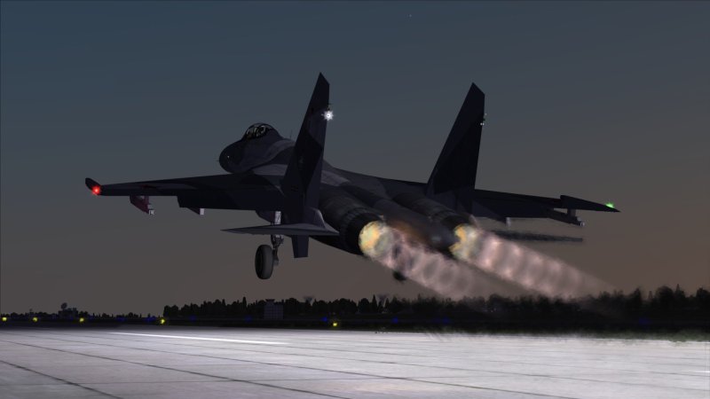 Взлет Су 35