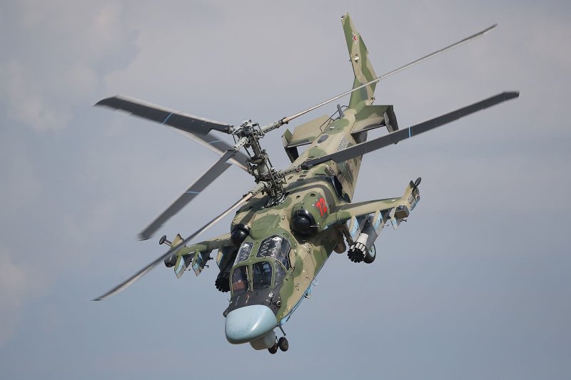 Ка-52 вертолёт в бою