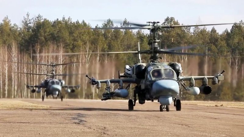 Вертолёт к-52 Аллигатор