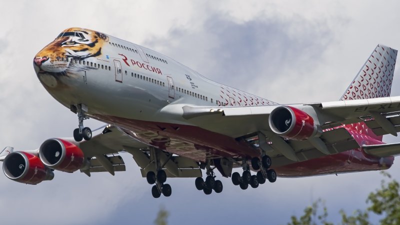Боинг 747-400 Rossiya