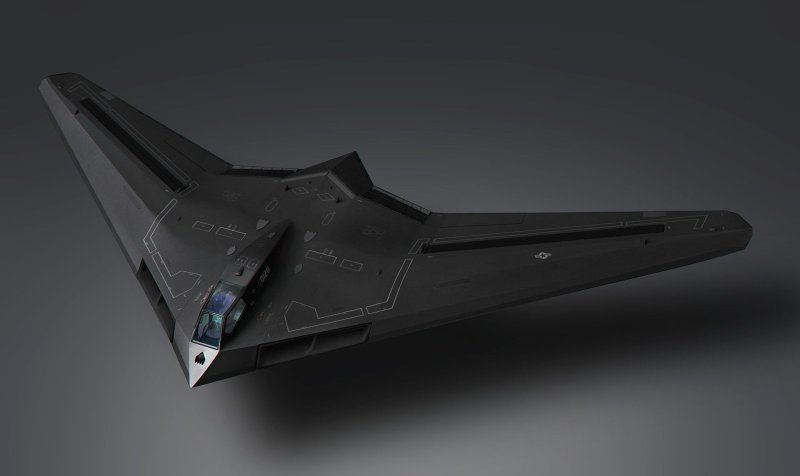 Sci-Fi стелс самолет