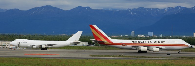 Boeing 747 ОФД Anchorage, Alaska 1976