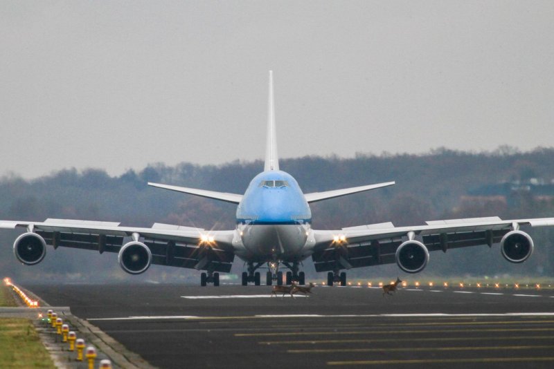 Боинг 747 KLM нос