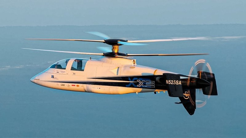 Sikorsky x2 вертолет