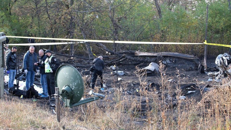 Самолет Харьков разбился