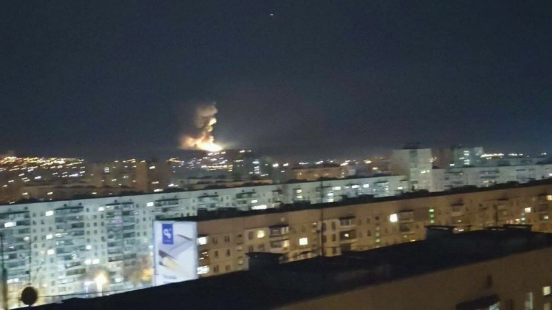 Россия ночью