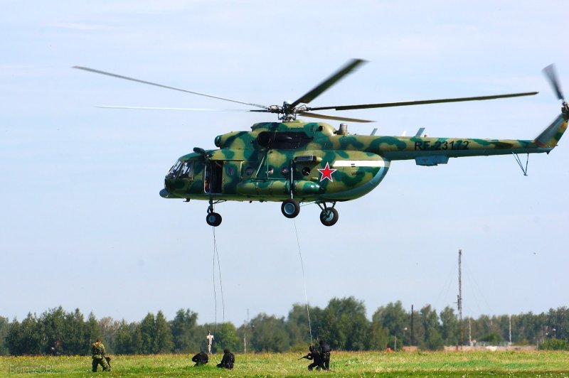 Вертолёт ми-8 АМТШ авиации ФСБ