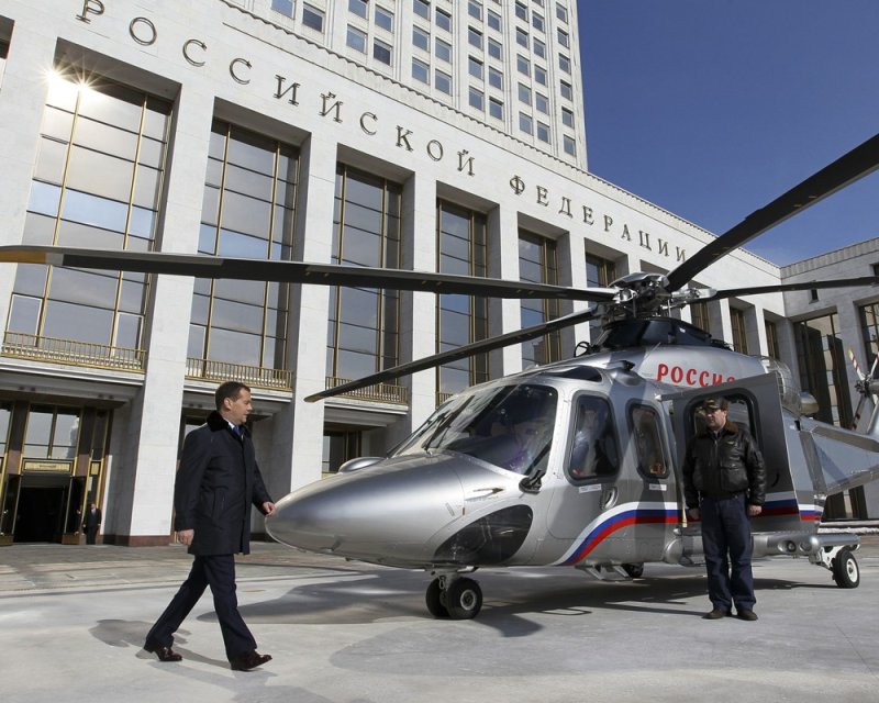 Президентский вертолет Путина