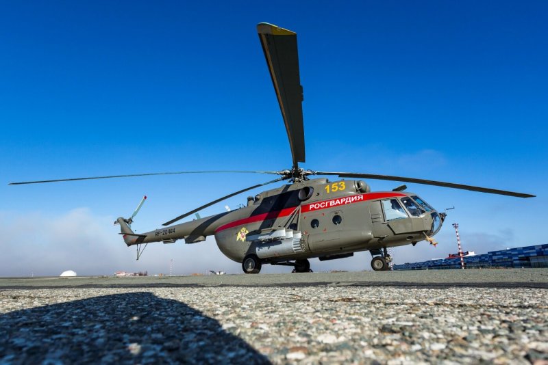 Вертолёт ми-8 Росгвардии