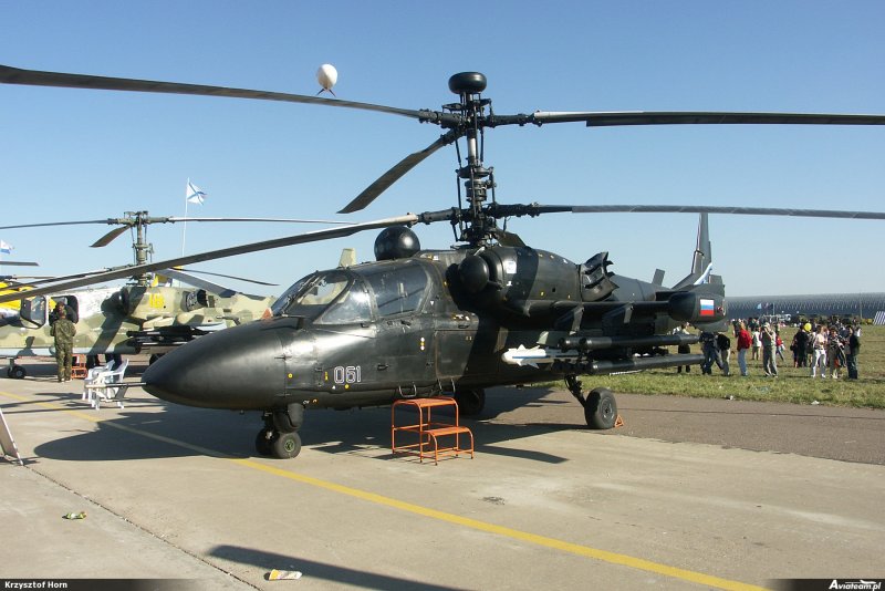 Вертолёт ка-52 Аллигатор черный