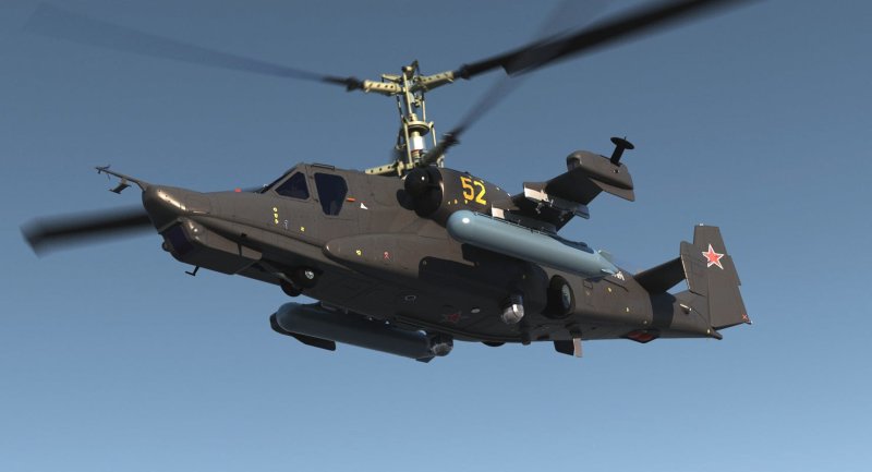 Акула вертолёт ка-52 Аллигатор