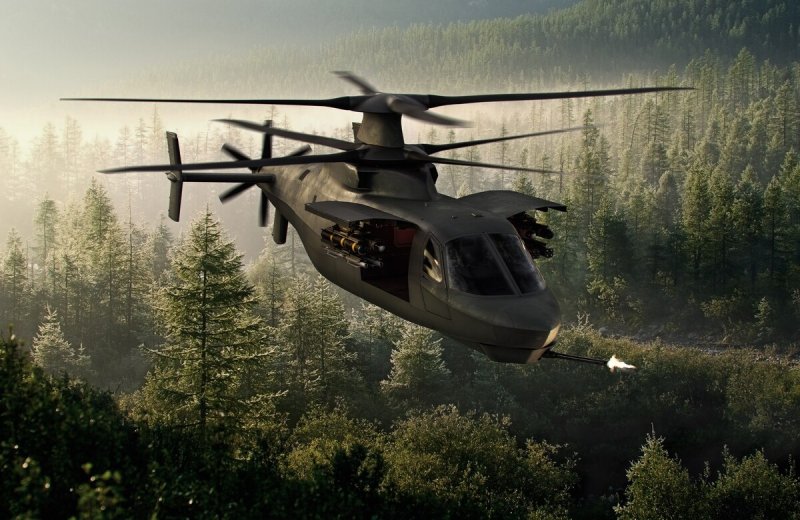 Вертолёт Sikorsky Raider x
