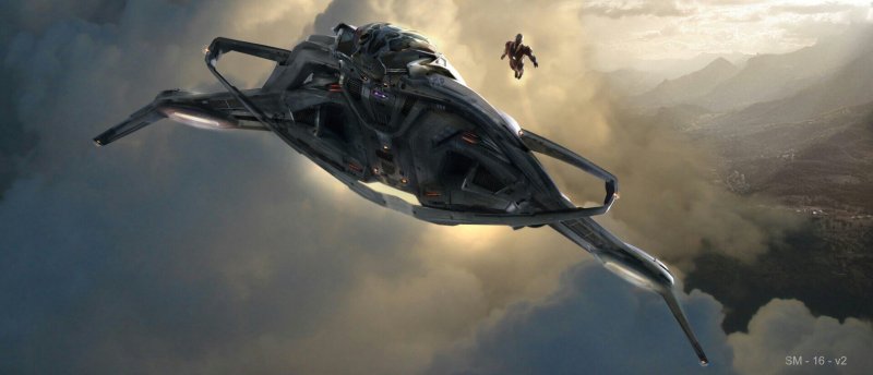 Корабль Quinjet Marvel