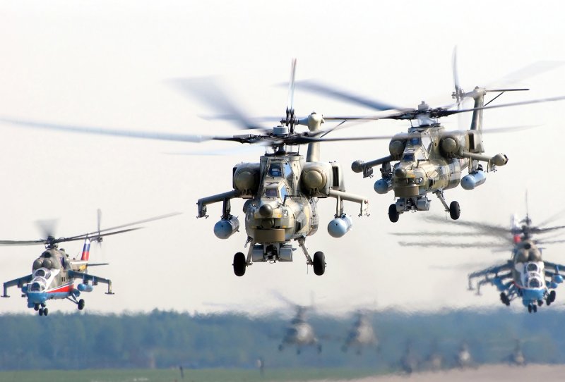 Ми-28 вертолёт Российской армии