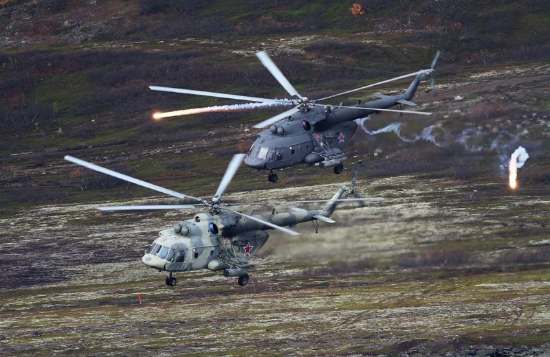 Ми-8 вертолёты ВВС России