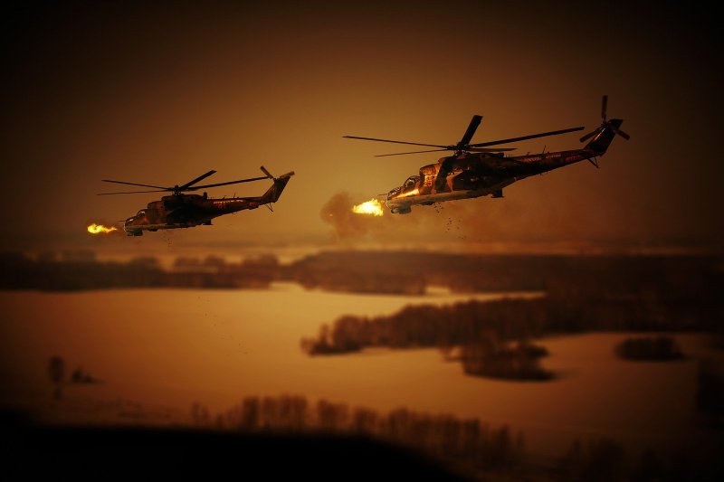 Ми 24 ночью