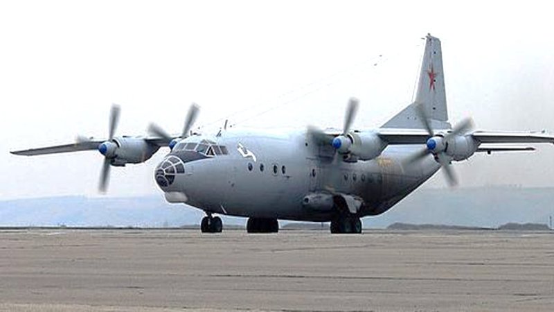 АН-12 военно-транспортный самолёт в Афганистане