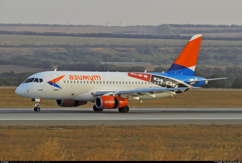 Сухой Суперджет 100-95 Азимут