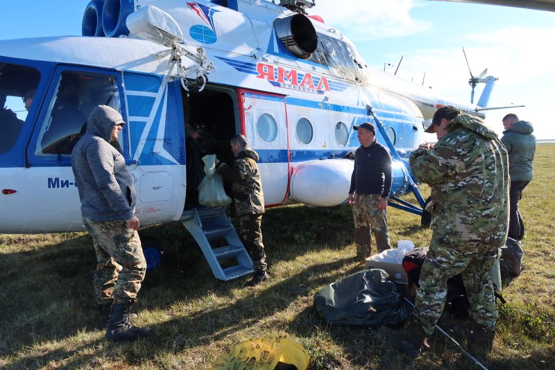 Упал вертолёт посёлок Сеяха