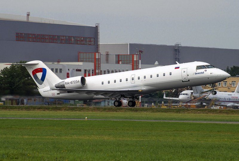 Bombardier crj200 Северсталь авиа