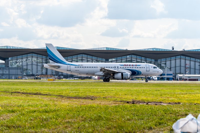 Стоянка самолетов Пулково