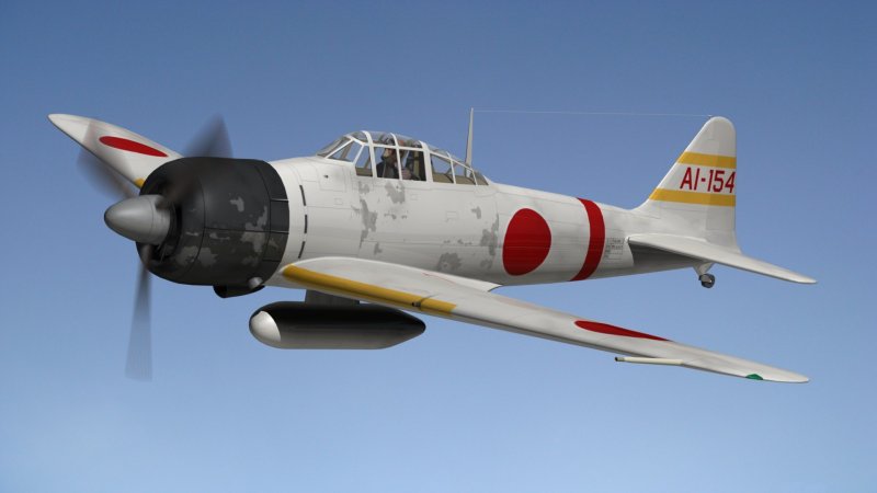 Mitsubishi a6m Zero камикадзе