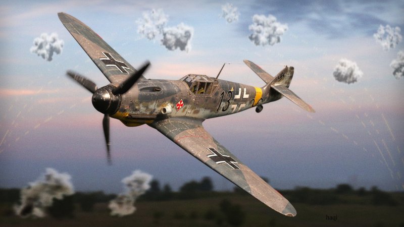 Мессершмитт bf.109 в бою