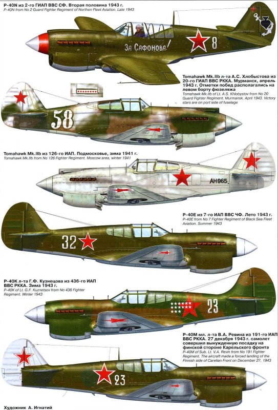 P-40 Tomahawk СССР