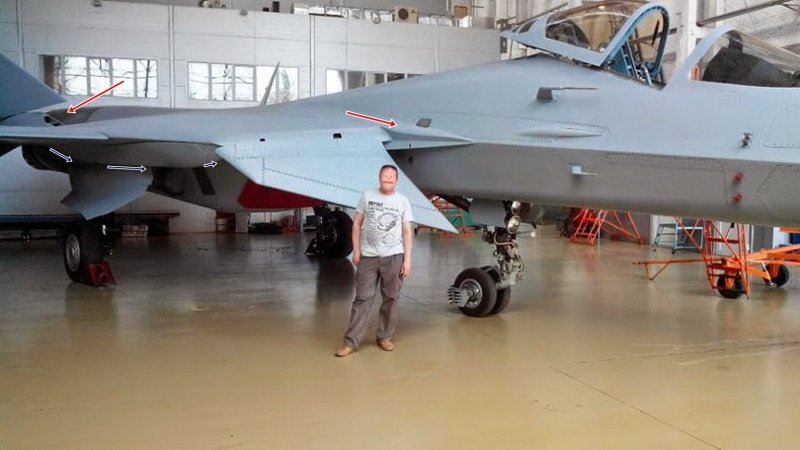 Су-57 стойки шасси