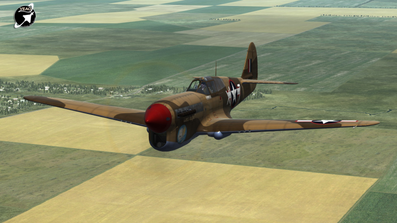 P-40 Kittyhawk кабина