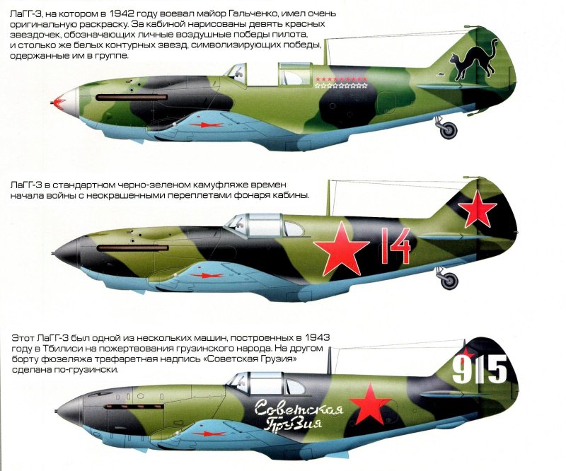 Камуфляж самолёта ЛАГГ-3