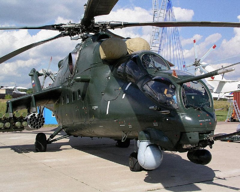 Российский военный вертолет Военная техника