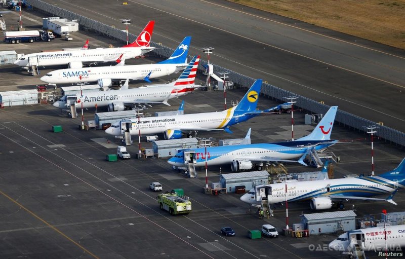 Boeing 737 Max стоянка