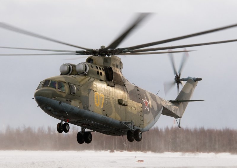 Вертолёт ми-26 военный