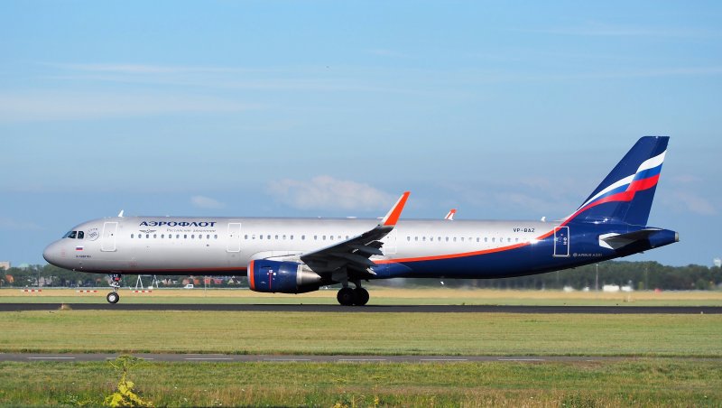 Airbus a321 211sl компании Aeroflot