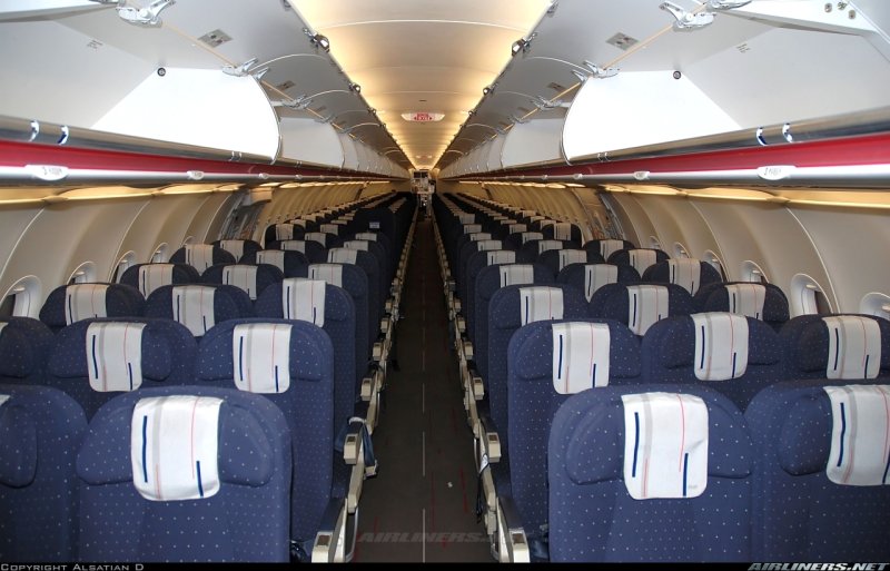 Airbus a321-211 салон