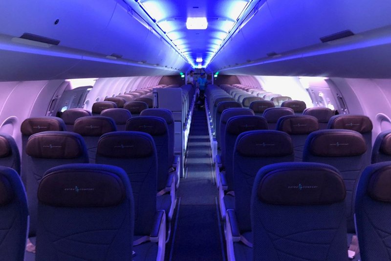 Airbus a321 салон