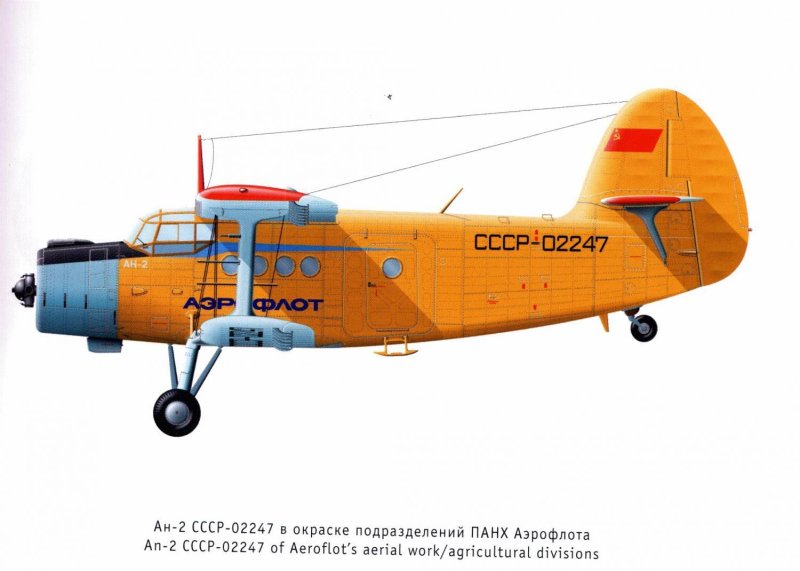 Самолет АН 2 сбоку