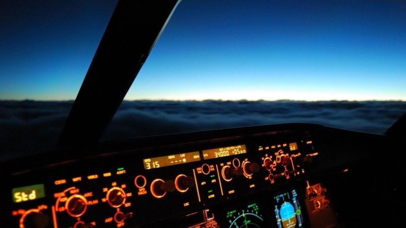 A320 Cockpit Wallpaper