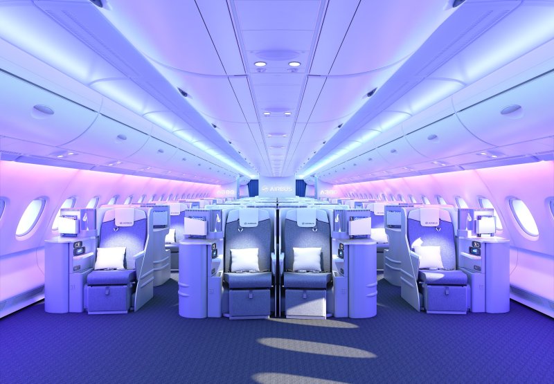 Аэробус а380 внутри
