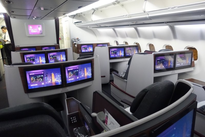 Airbus a340 салон