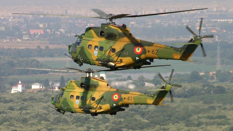 Румыния вертолет iar 330-Puma