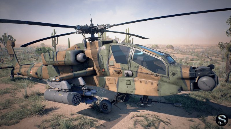 Вертолёт Ah-64a Apache