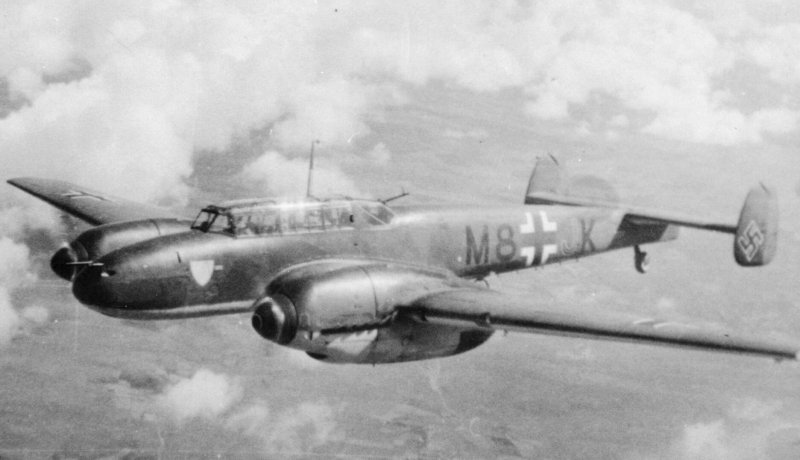 Истребитель Мессершмитт bf 110